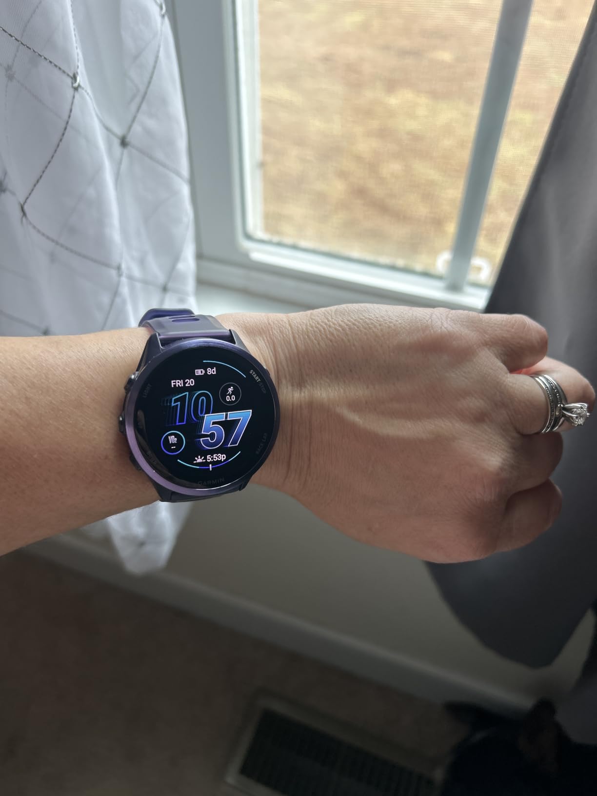 Garmin Forerunner 570, 47mm, Advanced GPS Running and Triathlon Smartwatch, AMOLED Display, Training and Recovery Features, Slate Gray Aluminum customer photo 1