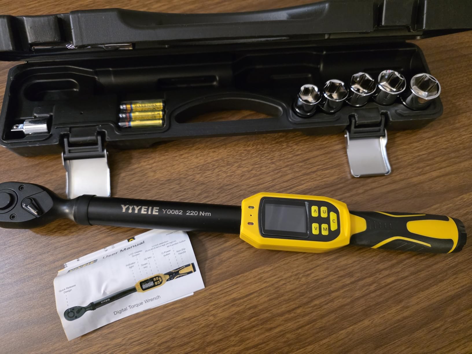 YIYEIE Digital Torque Wrench 1/2
