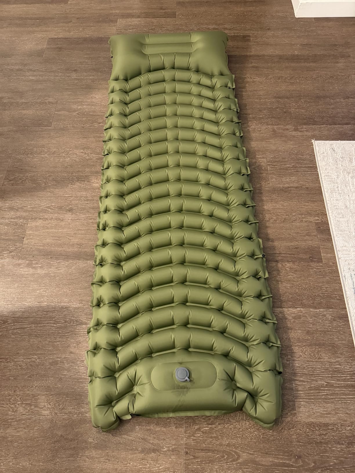 Sleeping Pad for Camping - Ultralight Camping Mattress with Pillow, Built-in Foot Pump, Compact Inflatable Portable Mat customer photo 2
