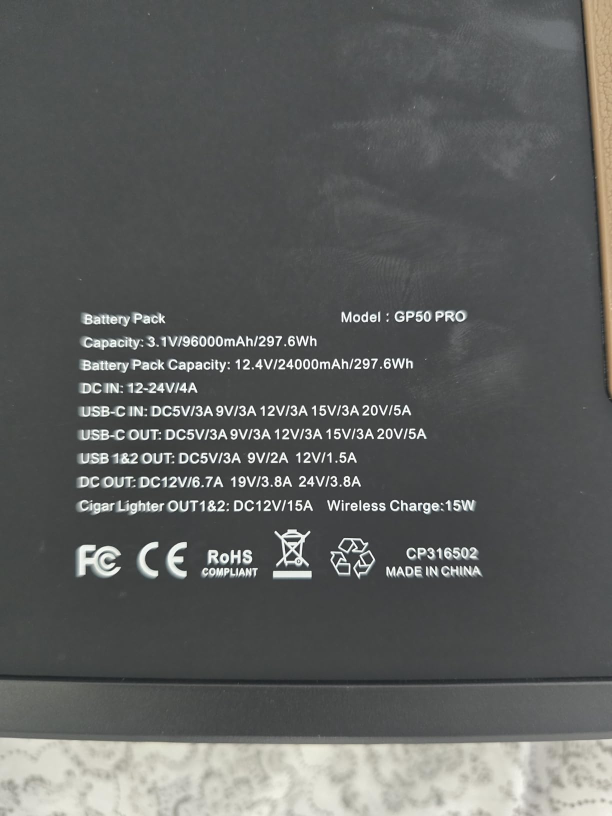 EASYLONGER ES960 PRO CPAP Battery Backup 297.6Wh LiFePO4, Multi-Night CPAP Power Supply customer photo 2