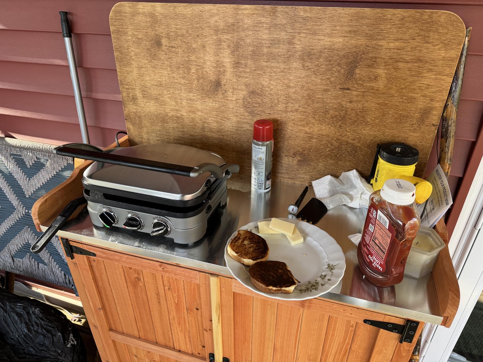 Cuisinart Griddler 5-in-1 Indoor Grill, Panini Press, Sandwich Maker with Dishwasher-Safe Plates customer photo 1