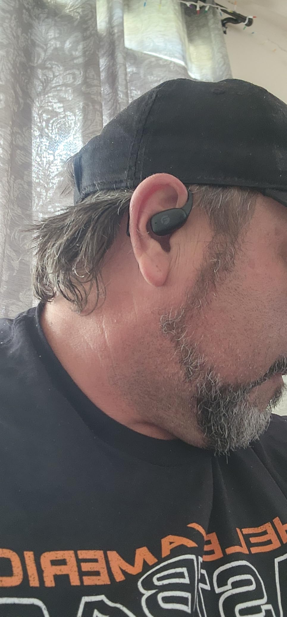 Raycon Essential Open Ear Earbuds - Open Ear Headphones, Earbuds Wireless Bluetooth, Sweat & Water-Resistant Earphones, Running Headphones with Ultra-Lightweight Design, 36 Hours Battery Life (Black) customer photo 2