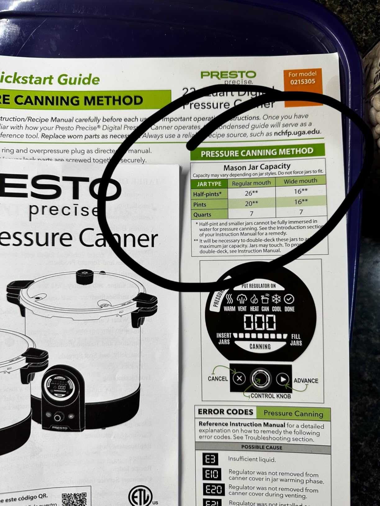Presto 02154 Precise 16-Quart Digital Pressure Canner customer photo 2