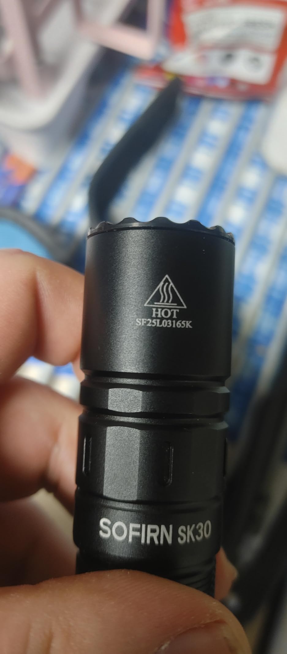 Sofirn SK30 Tactical Flashlight Rechargeable, 3000 High Lumens Pocket Flashlight with Holster, Dual Tail Switches 6 Modes IPX8 Waterproof LED Flashlight for Emergency customer photo 2