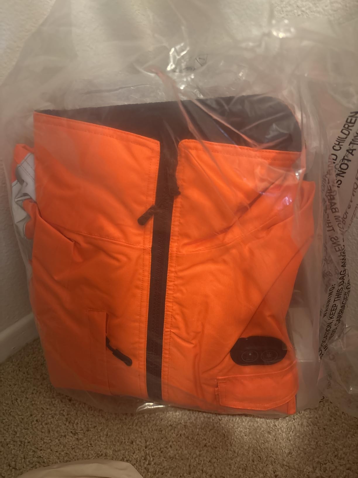 Safety Heated Jacket, 14000mAh Battery Rechargeable, Class 3 High Visibility Waterproof Work Construction Coat customer photo 1