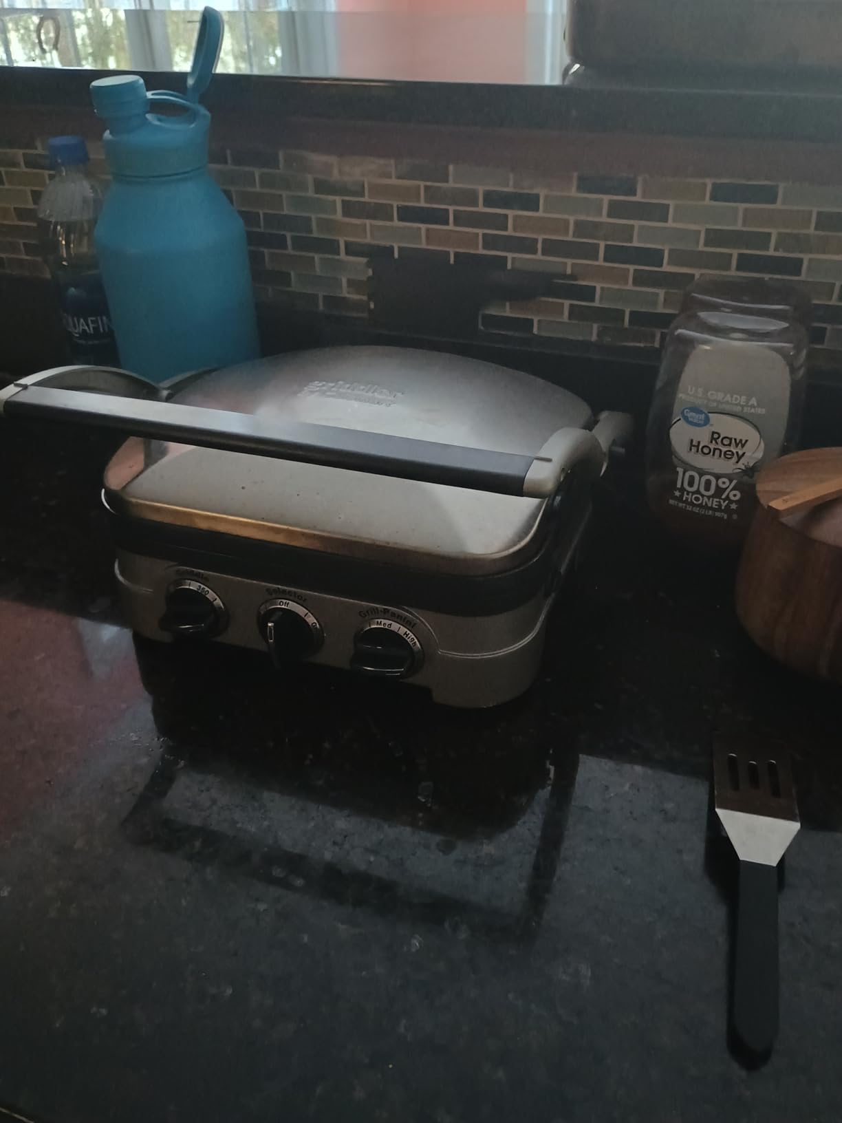 Cuisinart Griddler Indoor Grill & Panini Press, Dishwasher-Safe Nonstick Cooking Plates, Stainless Steel, GR-11NAS customer photo 2