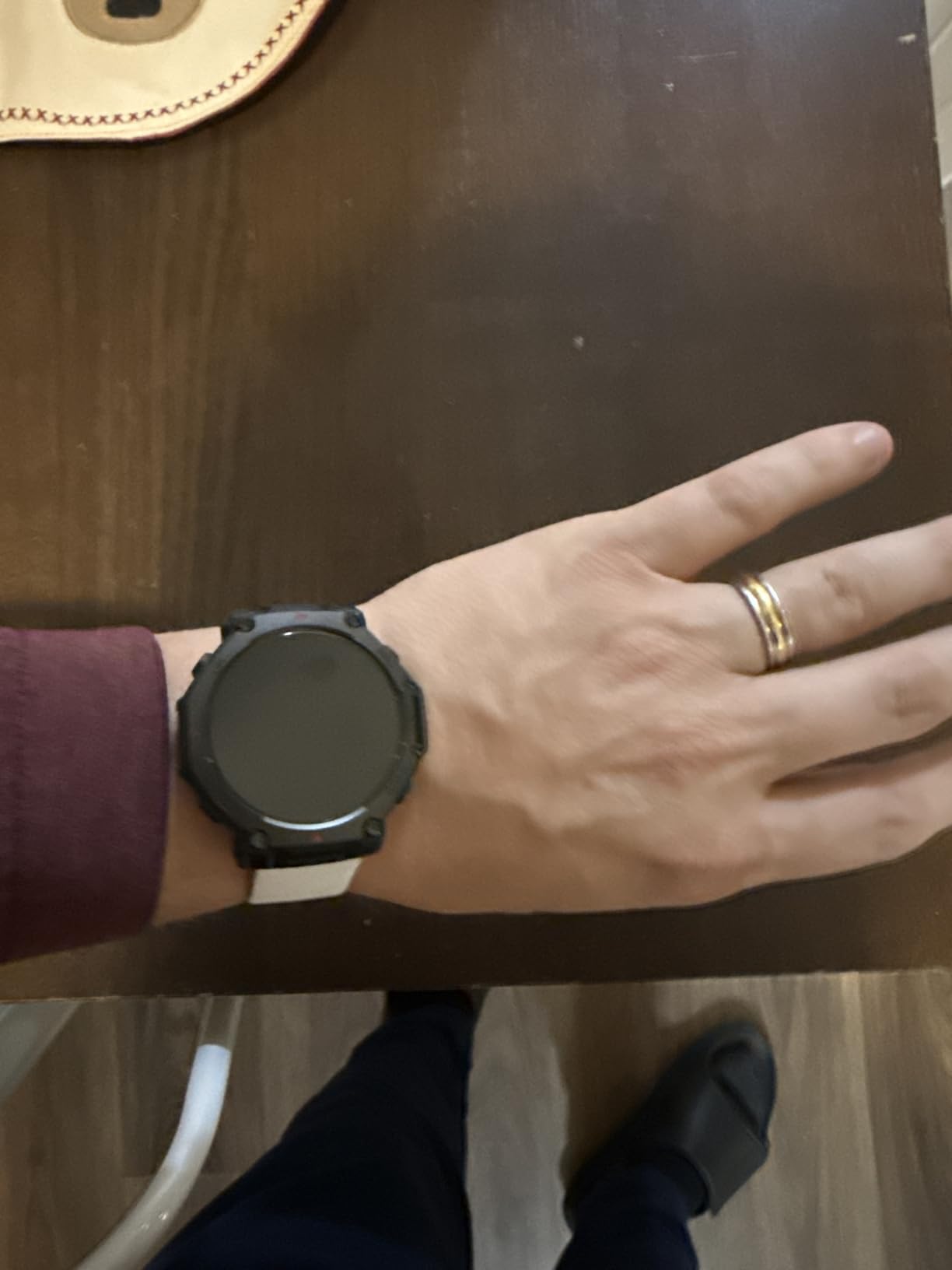 Amazfit T-Rex 3 Pro Outdoor Smart Watch 48mm Sapphire AMOLED Display, Ti Bezel, Dual Band GPS, Offline Maps, 25 Days Battery, Built-in Flashlight, 10 ATM, 180+ Sports Mode for Android & iPhone, Black customer photo 1