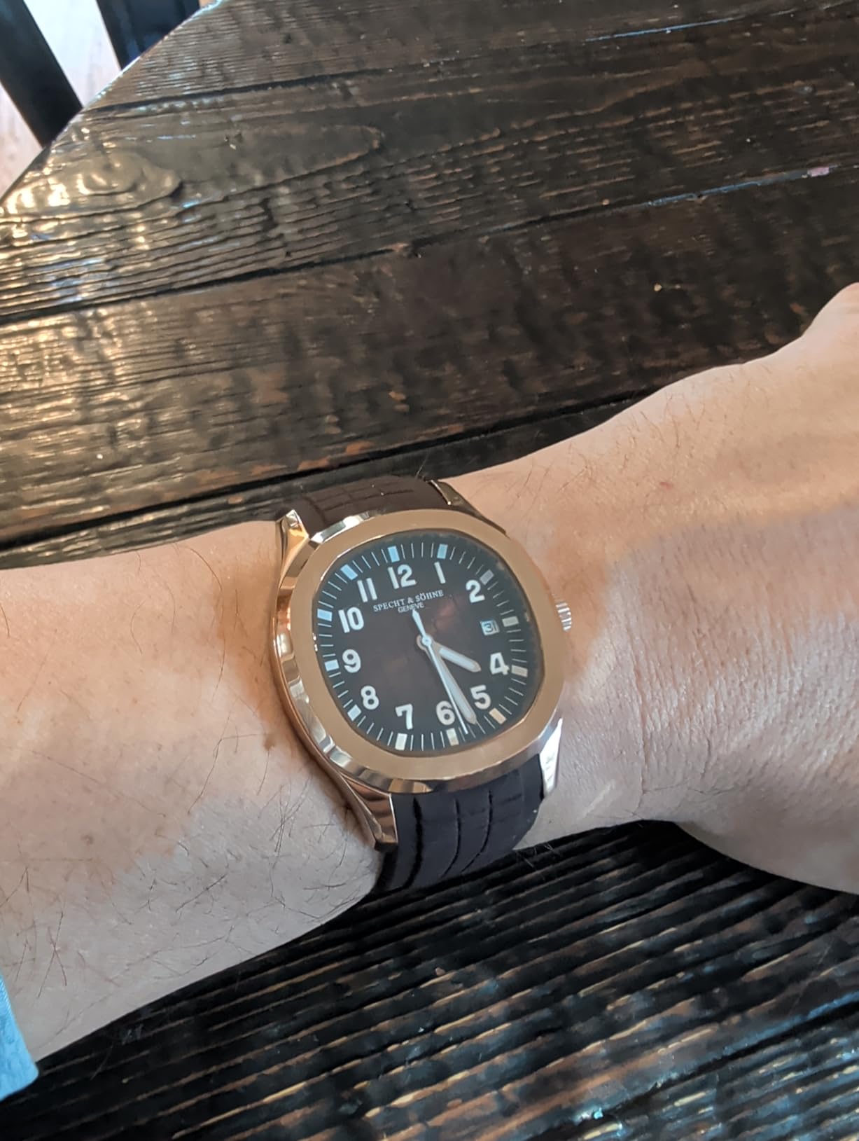 Specht & Sohne Watches for Men Japan Miyota 8215 Movement Watch Sport Movt Classic Automatic Mechanical Mens Wristwatch Rubber Strap Waterproof 40MM customer photo 1