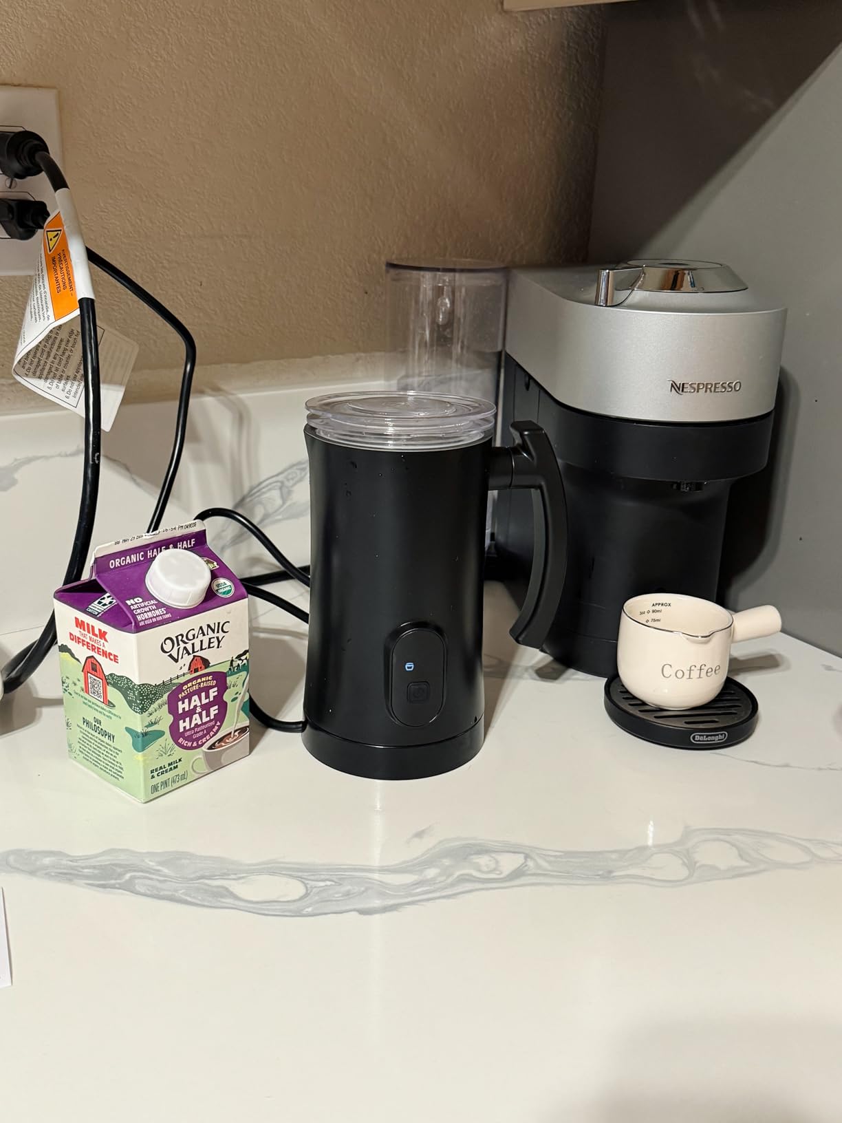 Electric Milk Frother, 4 in 1 Milk Steamer, 11.8oz/350ml Automatic Warm and Cold Foam Maker for Coffee, Latte, Cappuccino, Macchiato, Hot Chocolate customer photo 2