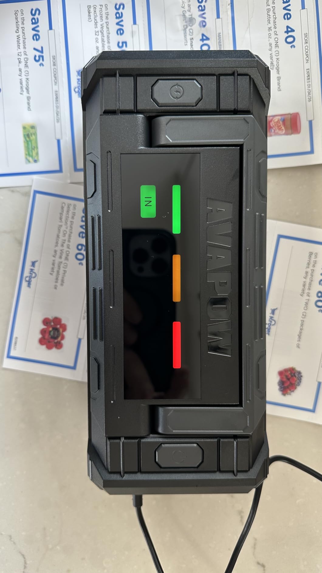 AVAPOW TJ68 10000A Battery Jump Starter Portable with 4