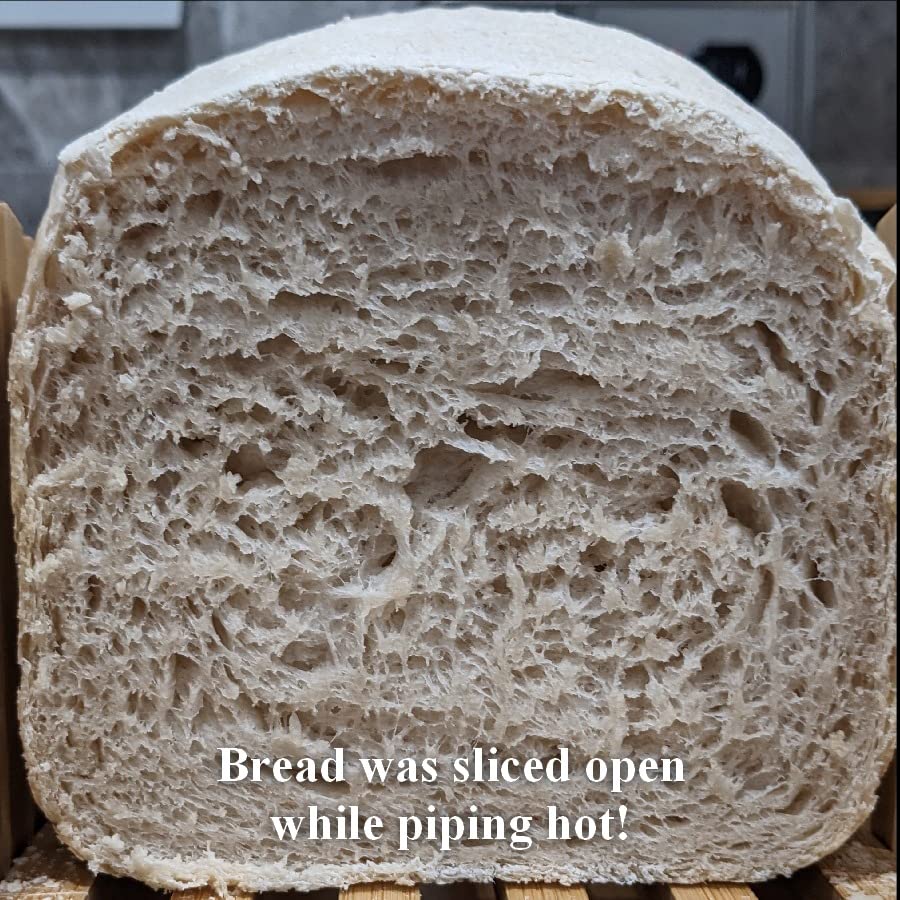 KBS 19-in-1 Programmable Bread Maker, 2LB Bread Machine with Healthy Ceramic Pan, Stainless Steel Bread Maker Machine with 15H Timer & 1H Keep Warm, Sourdough, Gluten Free, 3 Crust Colors, 53 Recipes customer photo 2