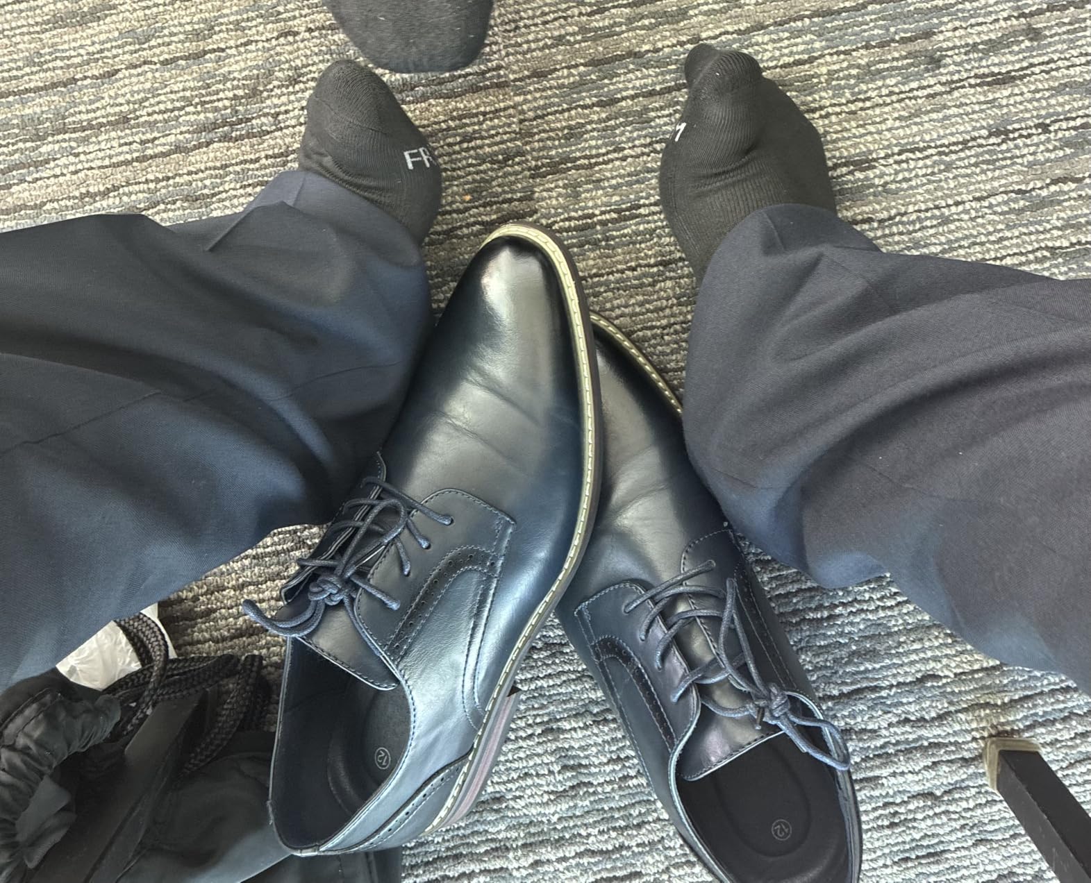 Men's Dress Shoes Formal Classic Business Lace up Oxford Shoes Wide Width customer photo 1