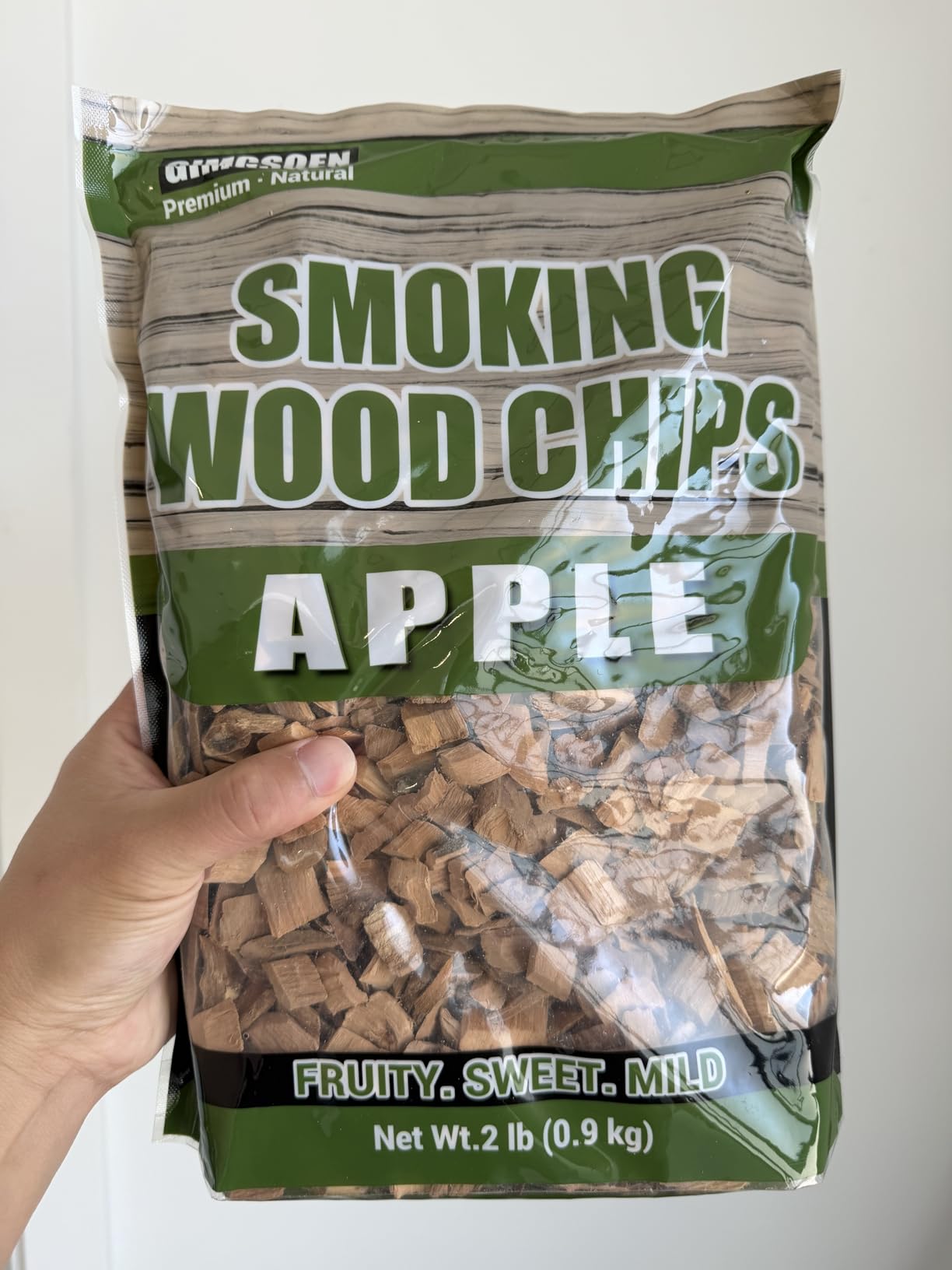 Smoking Wood Chips Variety Pack, 3 Flavors (Oak, Hickory, Apple), 2 lbs x 3 - All-Natural BBQ Smoking Chips for Smoker Box, Electric Smokers, Pellet & Charcoal Grills customer photo 1
