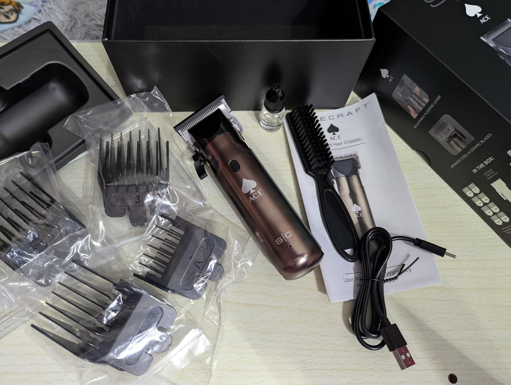 Stylecraft Ace Cordless Hair Clipper for Men, Single Foil Shaver with Integrated Trimmer, USB-C Rechargeable, Lightweight Ergonomic Grip customer photo 1