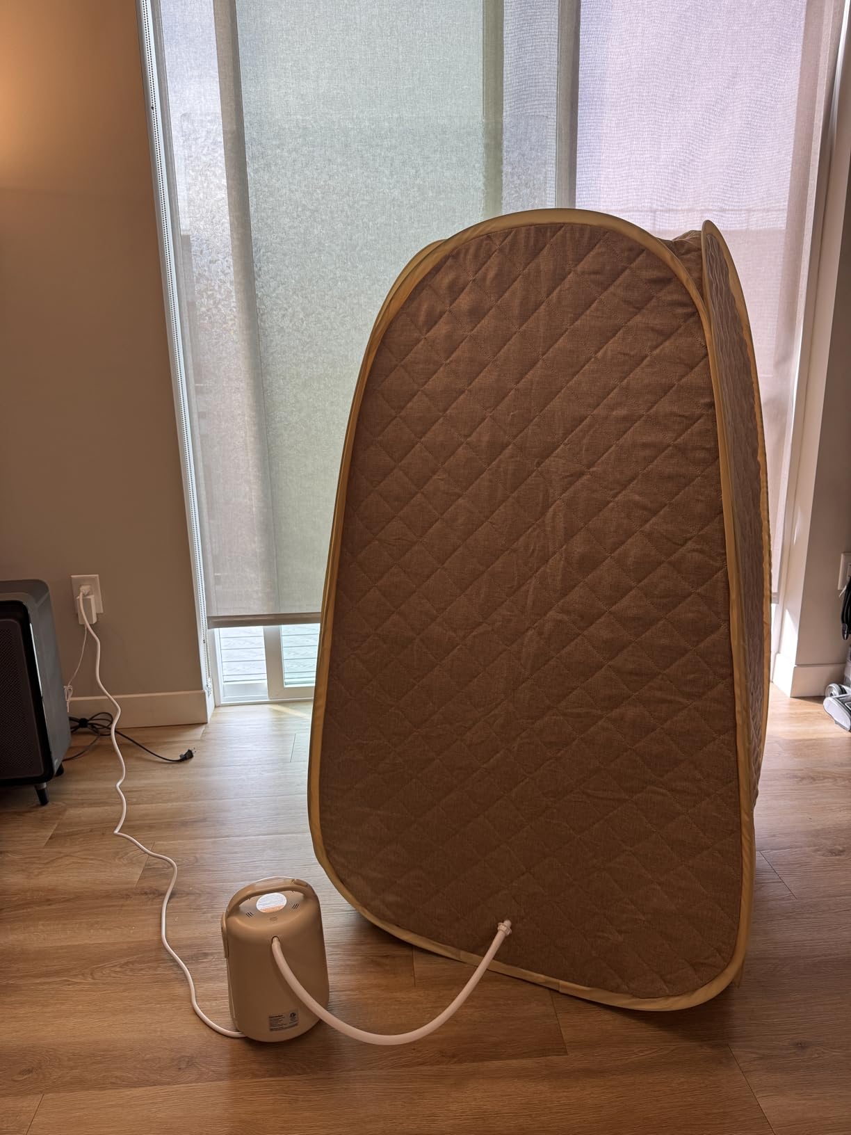 Homedics Portable Sauna - Collapsible Personal Steam Sauna for Stress Relief & Muscle Relaxation, Fast 1-Min Setup, Heats to 115°F, Up to 60 Min Session, Compact Foldable Design customer photo 1