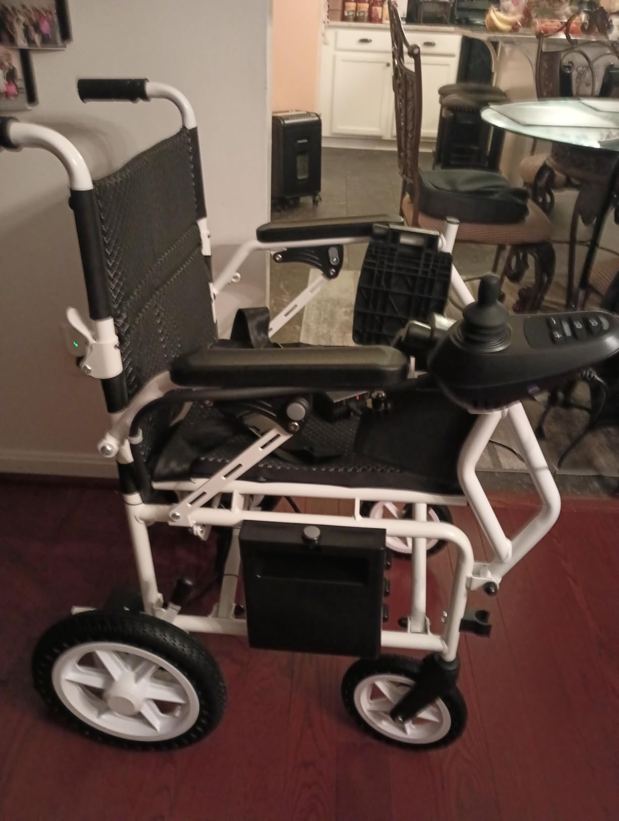 [2026 Upgrade] Hassky Electric Wheelchair for Adults Foldable, 15 Miles Range Motorized Wheelchair, All Terrain Power Wheelchairs for Seniors Supports Up to 350 lbs customer photo 2
