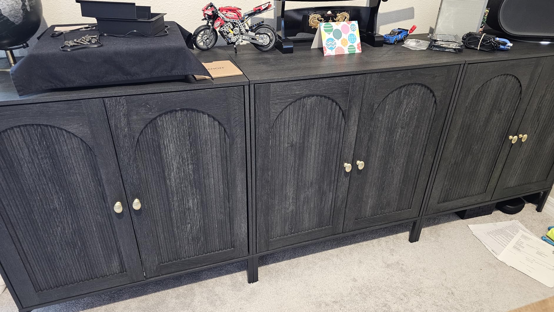 IFGET Modern Buffet Cabinet with Storage, 61.75
