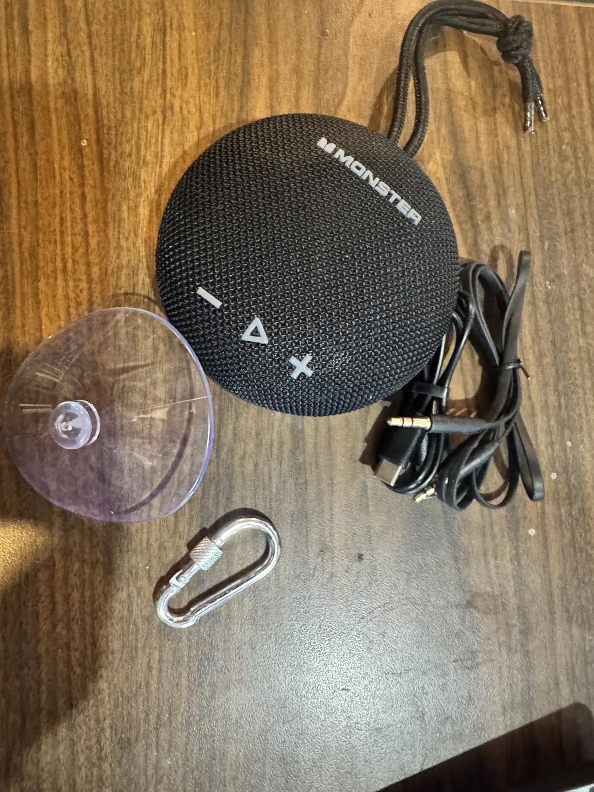 Monster Bluetooth Speaker, IPX8 Shower Speaker Waterproof, Bluetooth 5.4 with Loud HD Sound and Robust Bass, Extra Long Playtime Punchy, Portable Wireless Outdoor Speakers customer photo 2