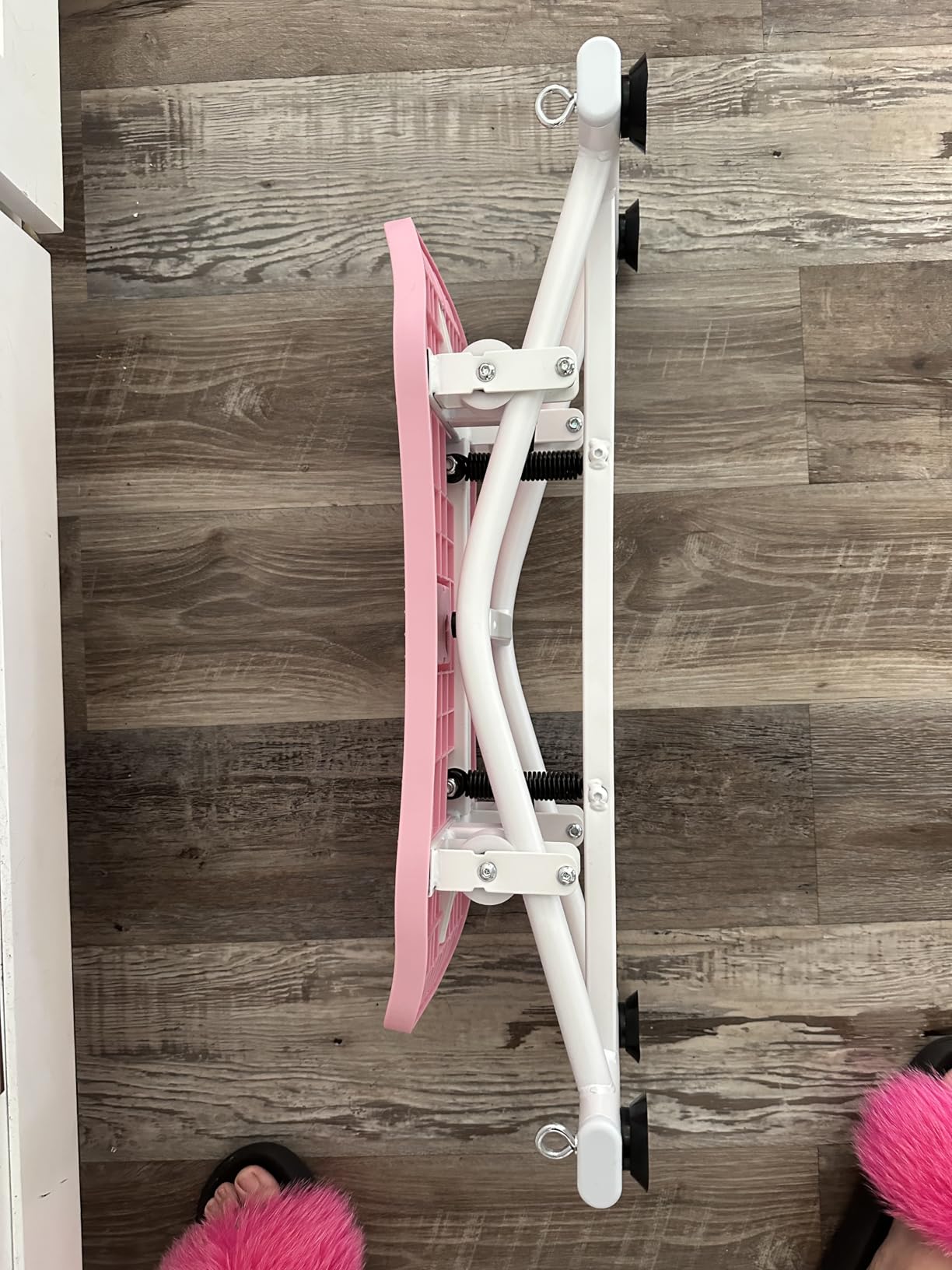 KINMAC Indoor Ski Simulator with Resistance Bands - Balance Board Home Gym Sliding Machine for Full-Body Cardio, Non-Slip Base, Core & Leg Workout Trainer customer photo 2