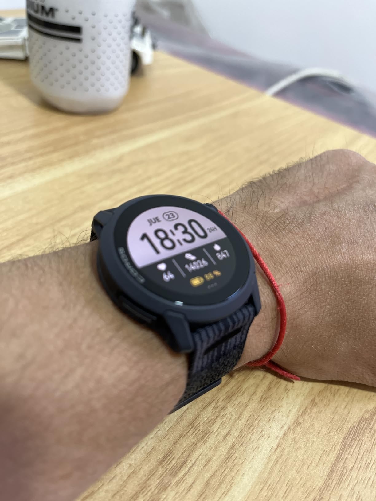 COROS PACE 4 Ultralight Sport GPS Watch, 1.2-inch AMOLED Touchscreen, 19 Days of Daily use, Voice Features, Advanced Training Tools, Accurate GPS, Heart Rate Monitor, Black Nylon customer photo 1