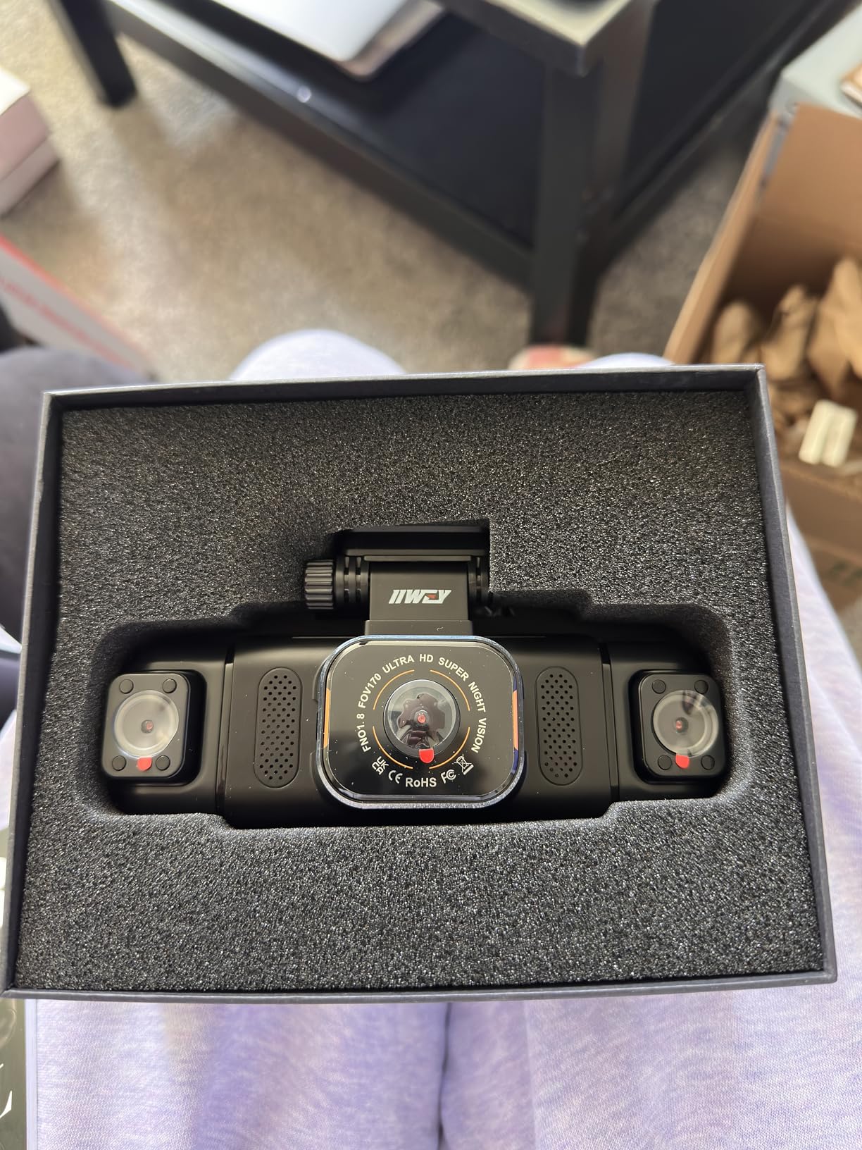 N5 PRO 4K 4 Channel Dash Cam, 360° All-Around View, 1080P Rear and Inside, 5G WiFi 6 - Up to 10MB/s, Built-in GPS, 8 IR Night Vision, G-Sensor, 24H Parking Mode, Free 128GB SD Card Included customer photo 1