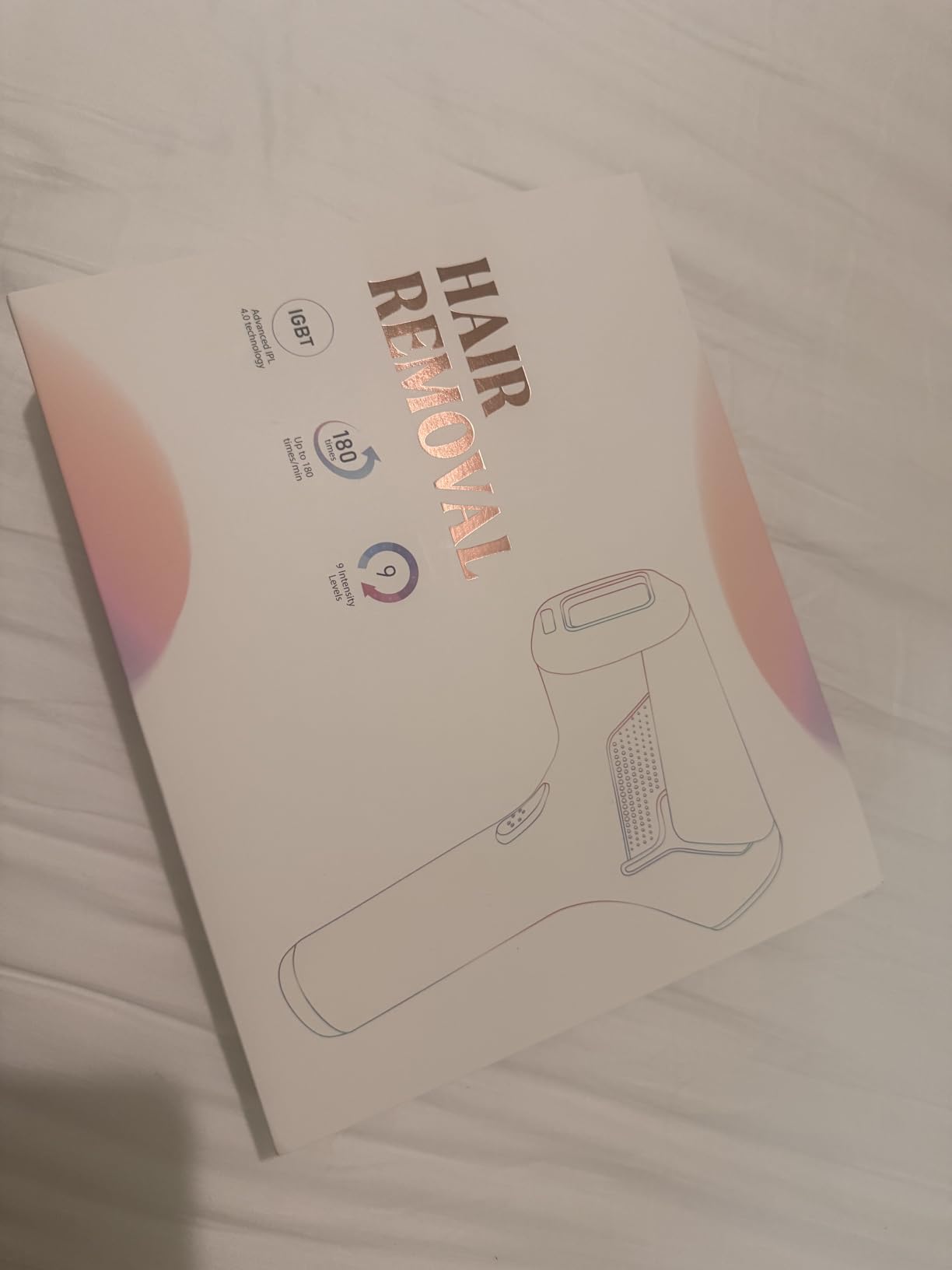 LYSMOSKI Laser Hair Removal for Women and Men, At-Home IPL Hair Removal Device with 5.2 cm² Treatment Window, Nearly Painless, Visible Results in 2 Weeks, Full Body Treatment in 8 Minutes, Pink customer photo 2