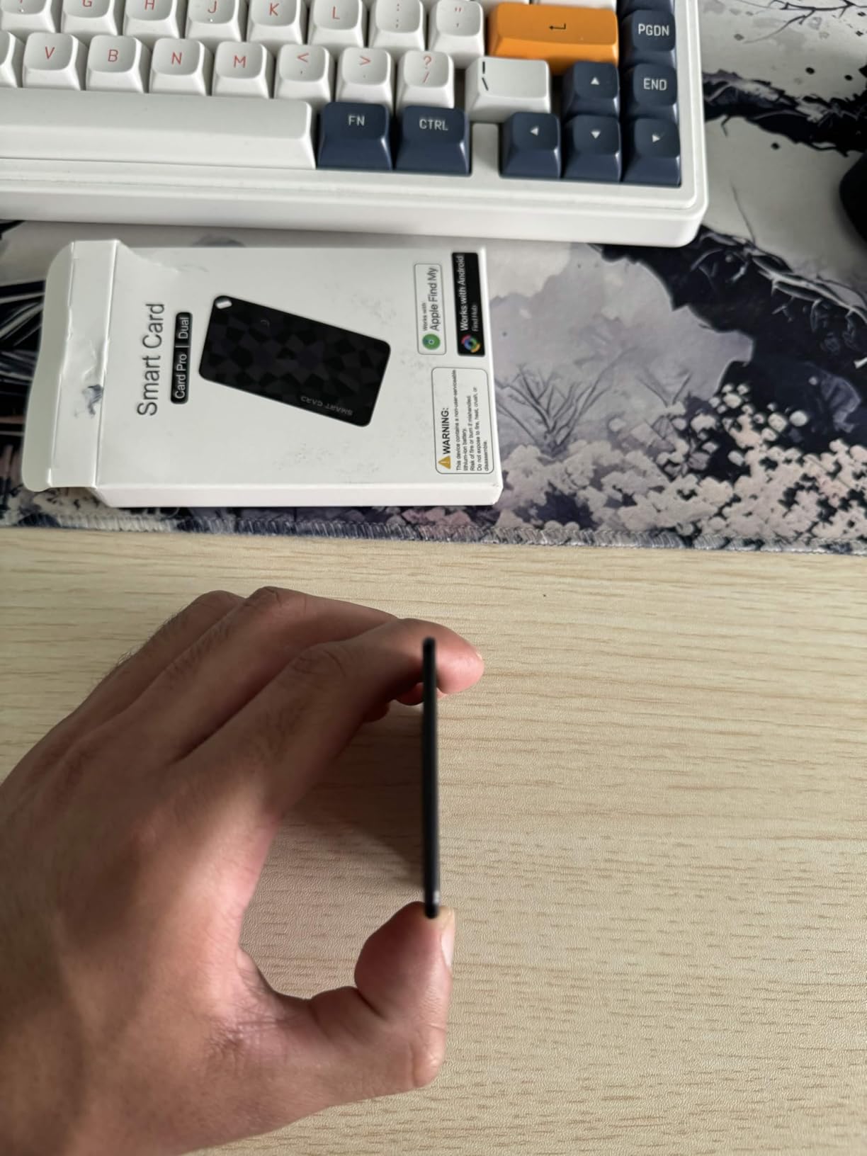 2026 Wallet Tracker Card (iOS and Android) Slim Tracking Card, 6-12 Years Battery Bluetooth Smart Card, Work with Apple Find My & Google Find Hub, GPS Locator for Luggage, Passports, Keys, Backpack customer photo 2