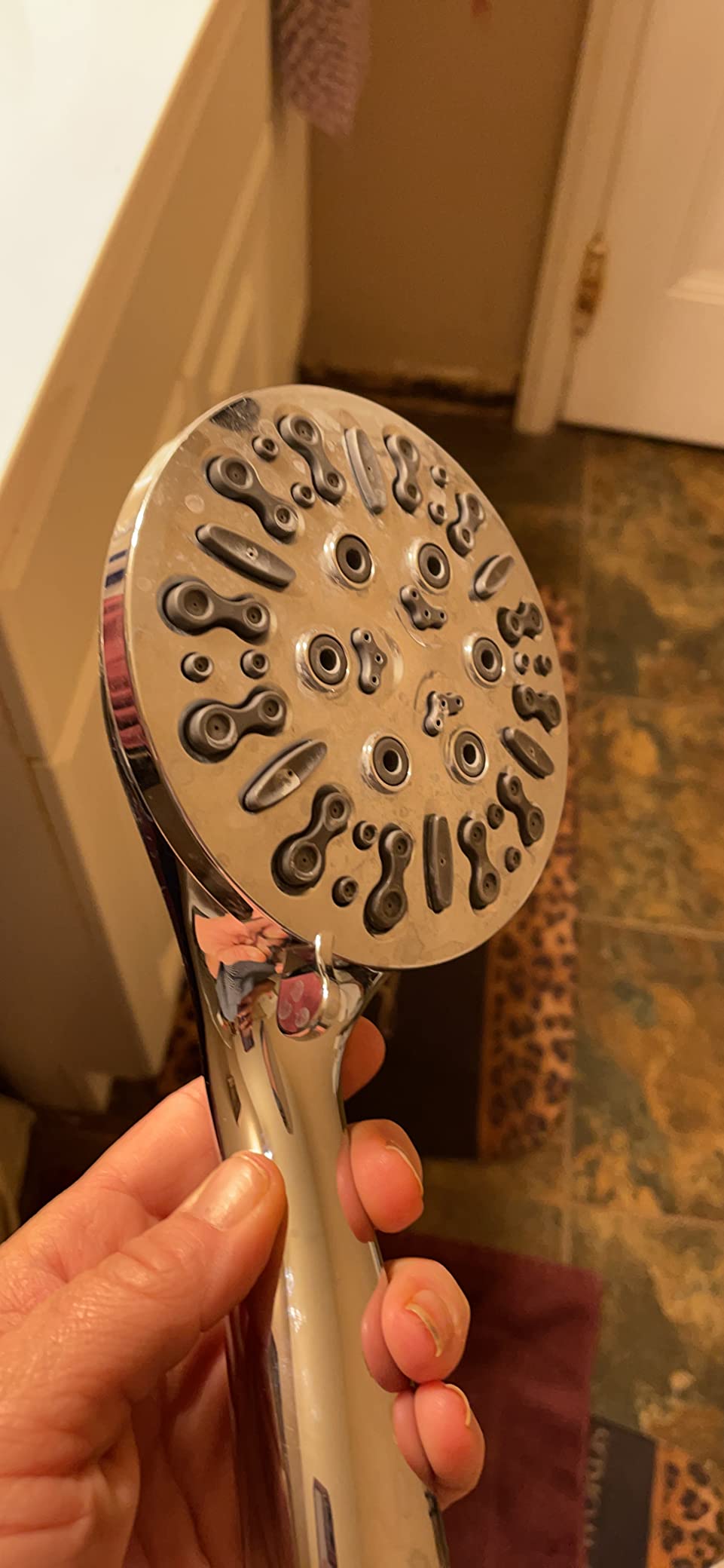 JDO High Pressure Rain Shower Head with Handheld Spray, 7 Modes Dual Shower Head Combo, 10 Inch Rainfall Showerhead Detachable, Power Wash for Bathroom Cleaning customer photo 2