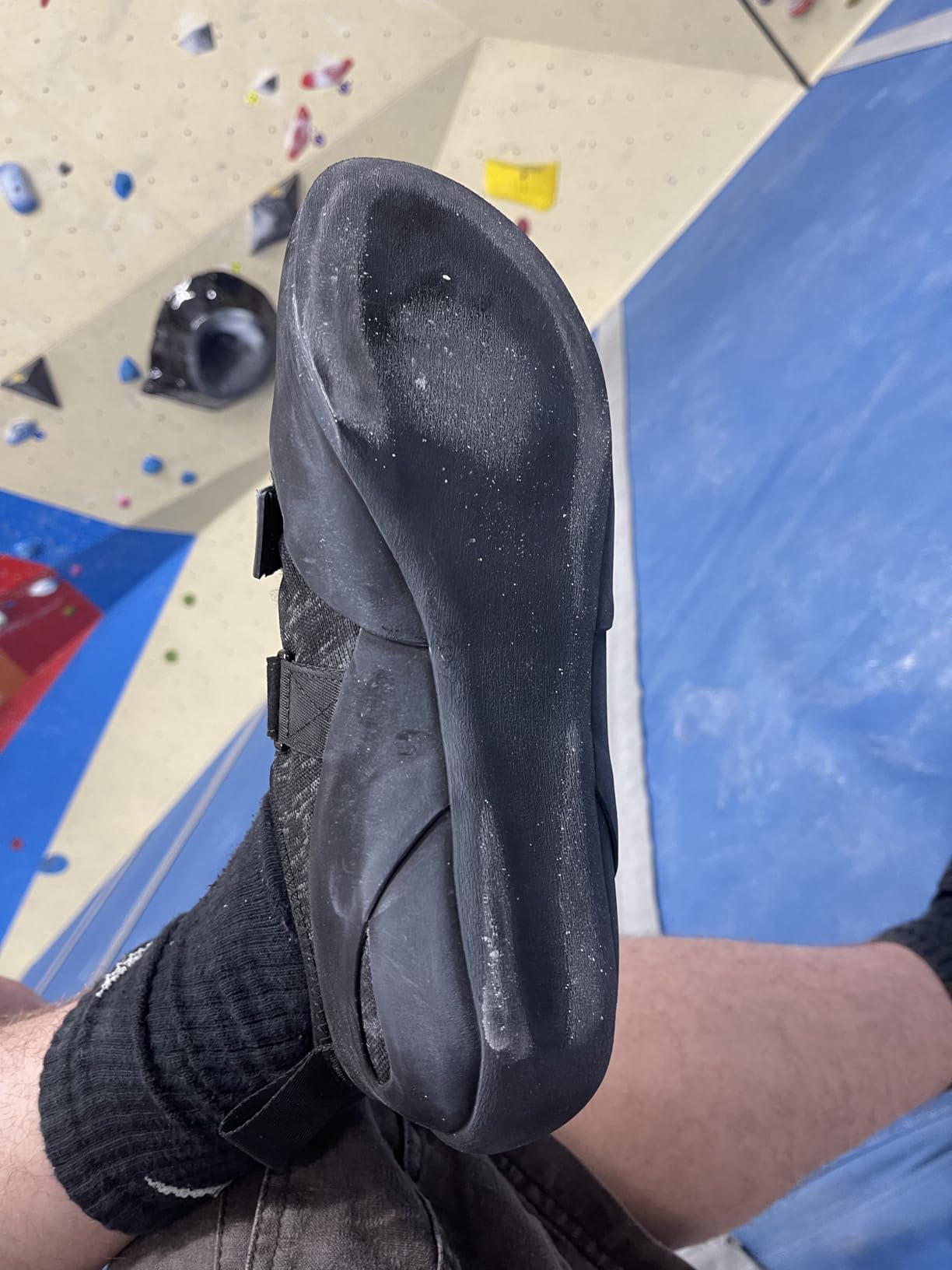 Climbing Shoes Mens Rock Climbing Shoes with Dual Hook-and-Loop Straps customer photo 2