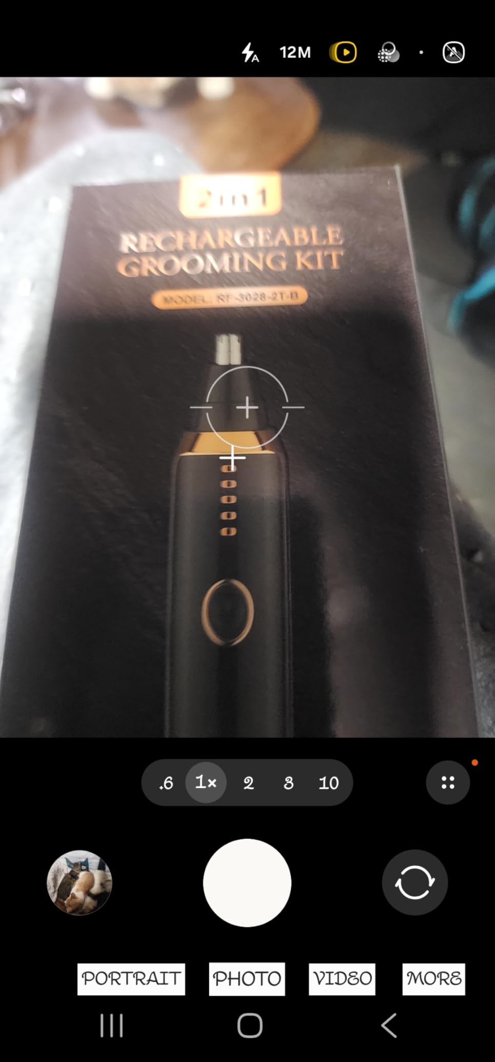 Yunmiss LED Display Eyebrow & Nose Hair Trimmer Clipper for Men Women, 2026 Rechargeable 2 in 1 Painless Ear & Facial Hair Trimmer with Powerful Motor and Dual-Edge Blades Easy Cleansing customer photo 1