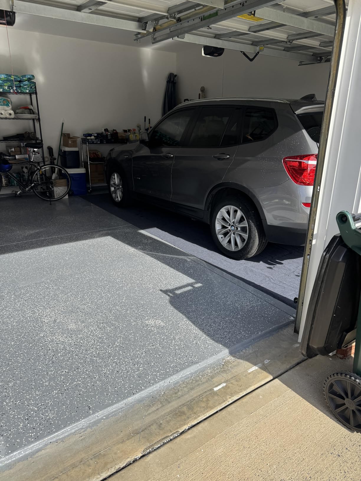 17' x 7.45' Garage Floor Mat for Under Car, Heavy-Duty Oil Spill Mat, Waterproof & Absorbent Garage Flooring, Non-Slip Protective Pad for Garage & Shop, Reusable & Washable with Adhesive Tape customer photo 2