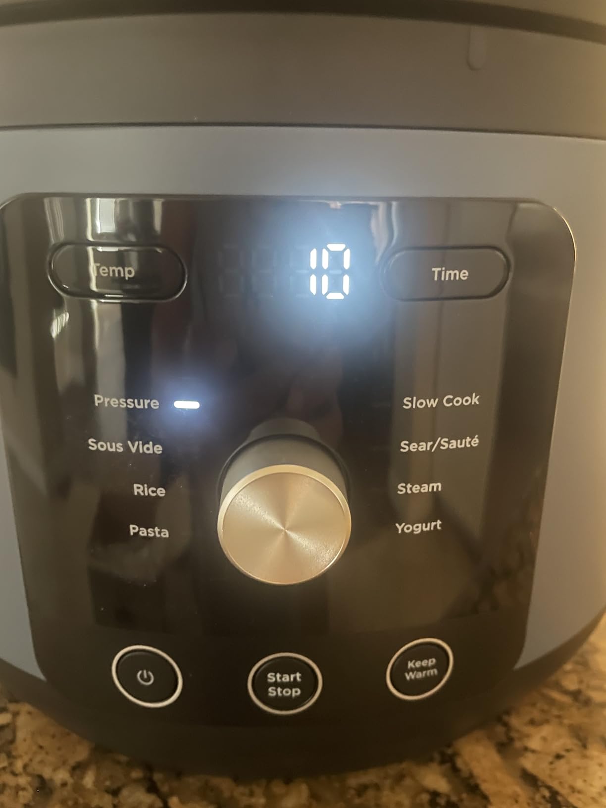 Ninja HyperHeat 9-in-1 Electric Pressure Cooker | 6.5 Qt Multi Cooker with Sear/Saute, Slow Cooker, Rice Cooker, Sous Vide | 1200W | Fast Cooking, PFAS-Free Pot | Dark Gray | PC201GY customer photo 2