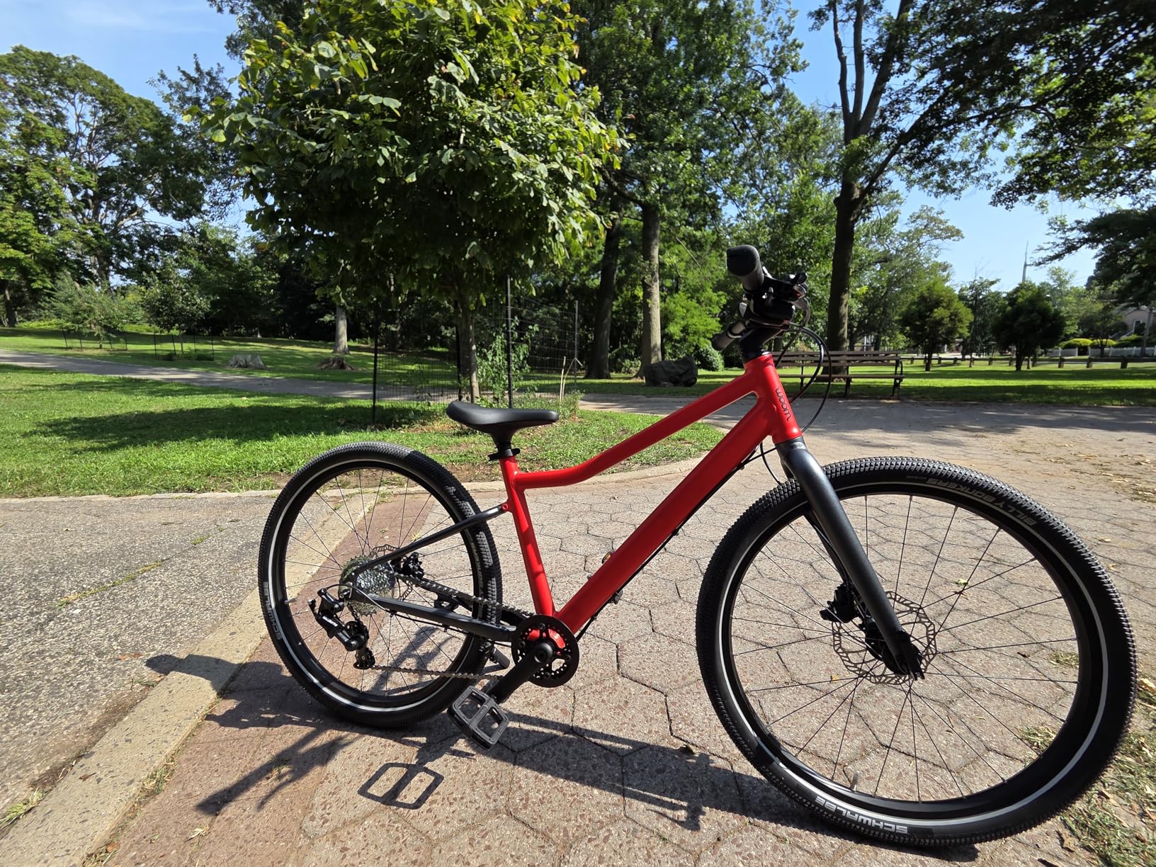woom Explore Bicycle for Kids 6-14 Years Old, Road & Mountain Ready Bikes with Powerful Disc Brakes, 20 Inch Wheels customer photo 2