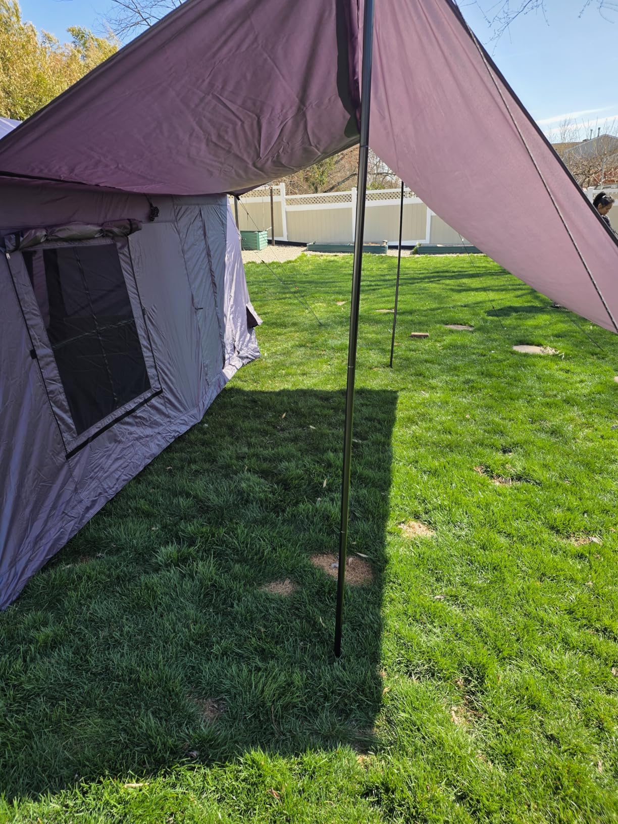 Inflatable Tents for Camping, Large Blow Up Tent with Hand Pump, Easy Setup InflatableTent 4 Season Tent, Waterproof Oxford Air Glamping Tents for Camping Adult 4/6/8/10/12 Person customer photo 1