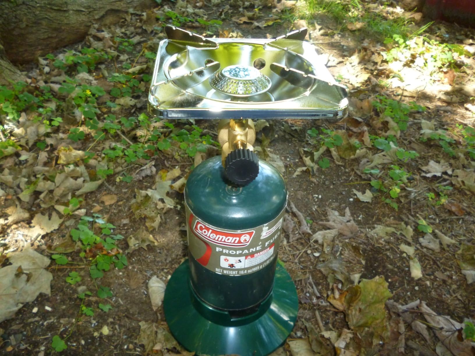 Propane or Butane Stove Dual Fuel Stove Portable Camping Stove, 10,000 BTU Butane Propane Stove with Carrying Case&Windblocker, Automatic Ignition for Emergency Preparedness Kit (Fuel Not Included) customer photo 2