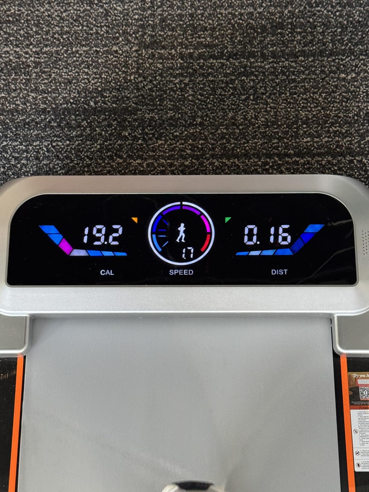 Rayspace Walking Pad Treadmill with 15% 12-Level Auto Incline & UI Screen, Portable Treadmills with Bluetooth Speaker, 3.5HP Foldable Under Desk Treadmill for Home Office 450LBS, Remote & APP customer photo 2