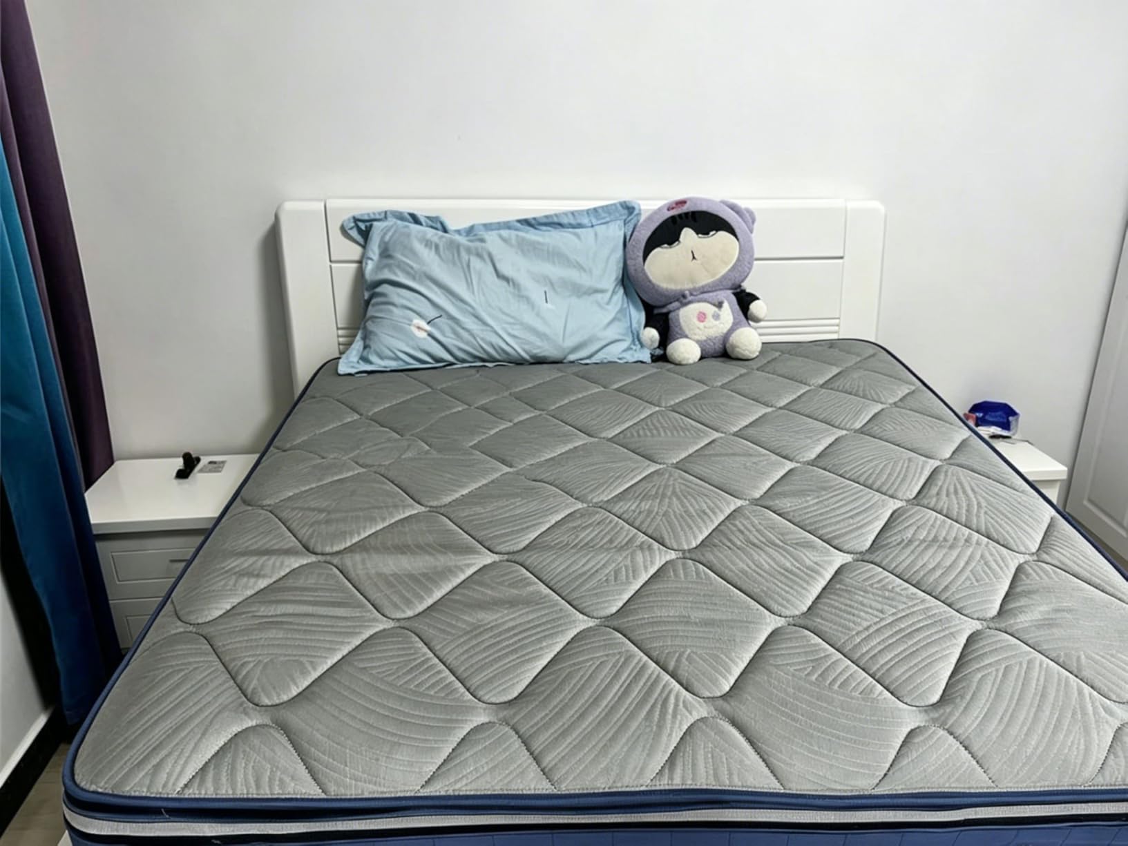 Sweetnight CoolNest 14 Inch Queen Mattress, Hybrid Queen Size Mattresses with DuoSense Pillow Top & Memory Foam for Feels up to 8 Degree Cooler, Medium Firm Mattress Pressure Relief CertiPUR-US Certified customer photo 1