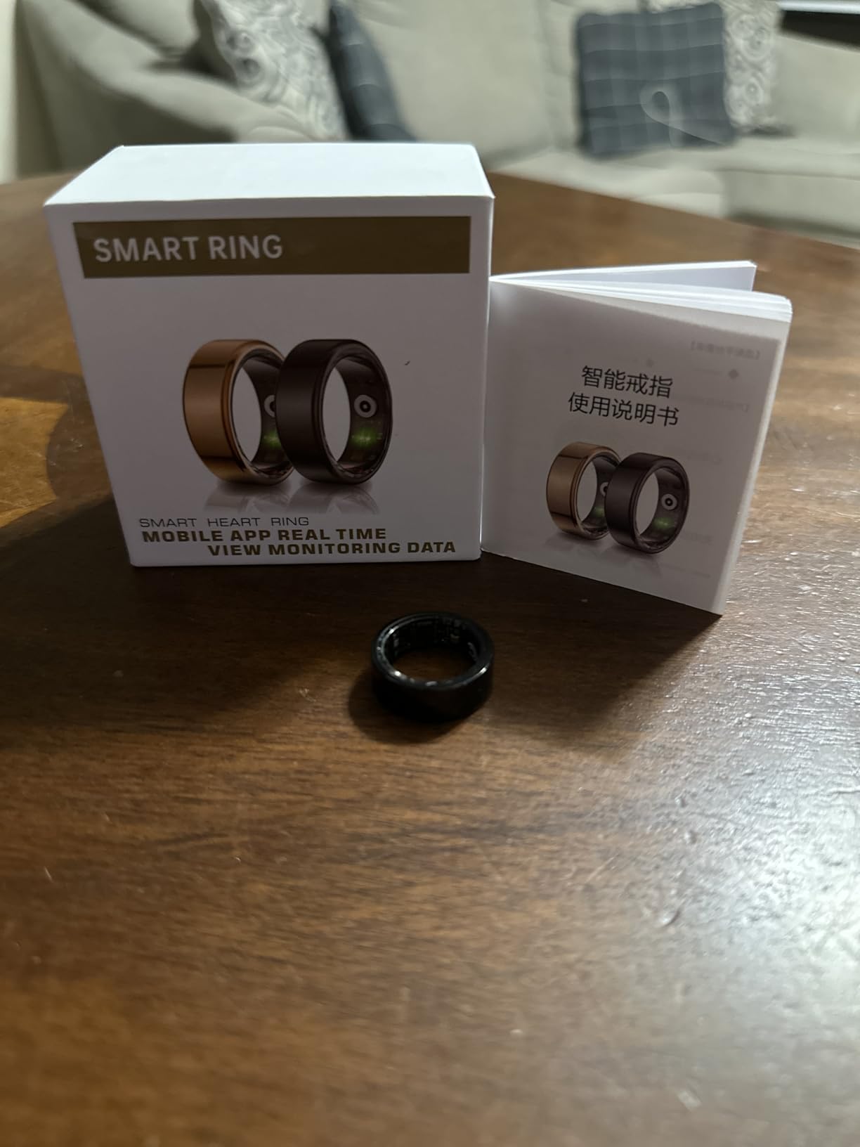 BIEMHA IP68 Waterproof Smart Ring - Fitness & Health Tracker with Sleep/Exercise Monitoring, Unisex for Women Men, iOS & Android Compatible, Long Lasting Battery Life, No Subscription customer photo 1