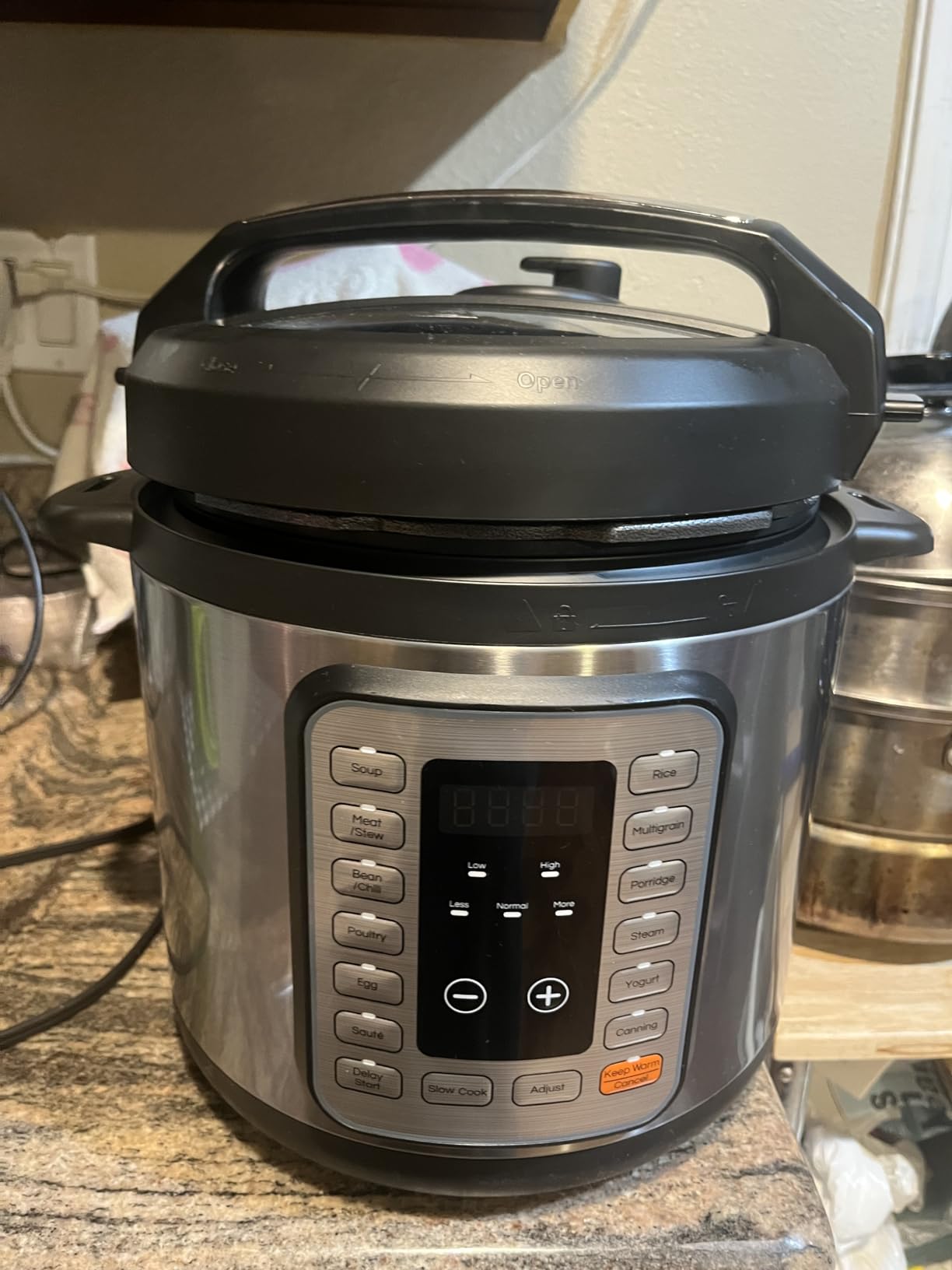 Electric Pressure Cooker 16-in-1, 8QT Programmable Multi Cooker with 12 One-Touch Presets, Soup Steam Yogurt and More, Ceramic Inner Pot Delay Start & Keep Warm, Includes Recipe Guide, Silver customer photo 2