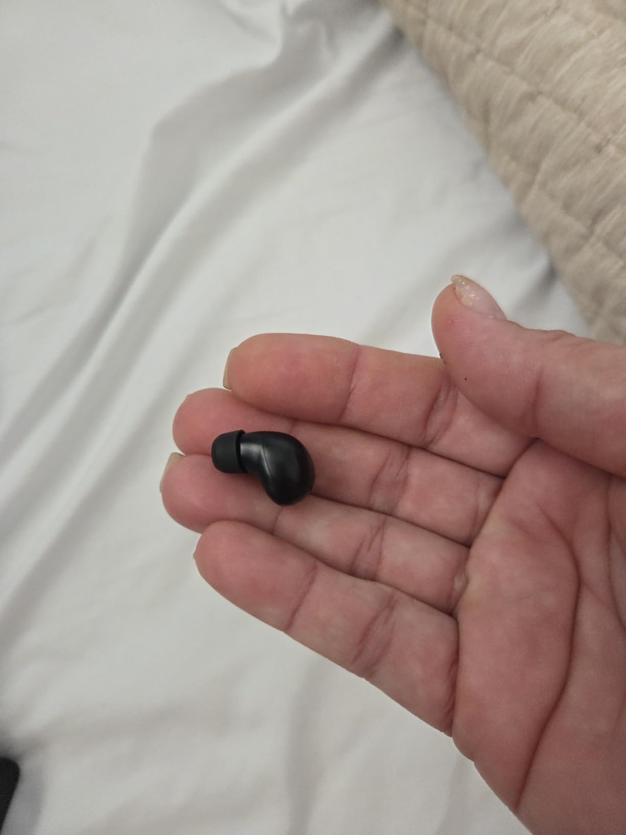 Invisible Sleep Earbuds, Smallest Sleep Headphones for Side Sleepers Low Profile Micro Tiny Discreet Hidden Earbuds for Work, Wireless Mini for Small Ear Canals, Deep Light Beign customer photo 2