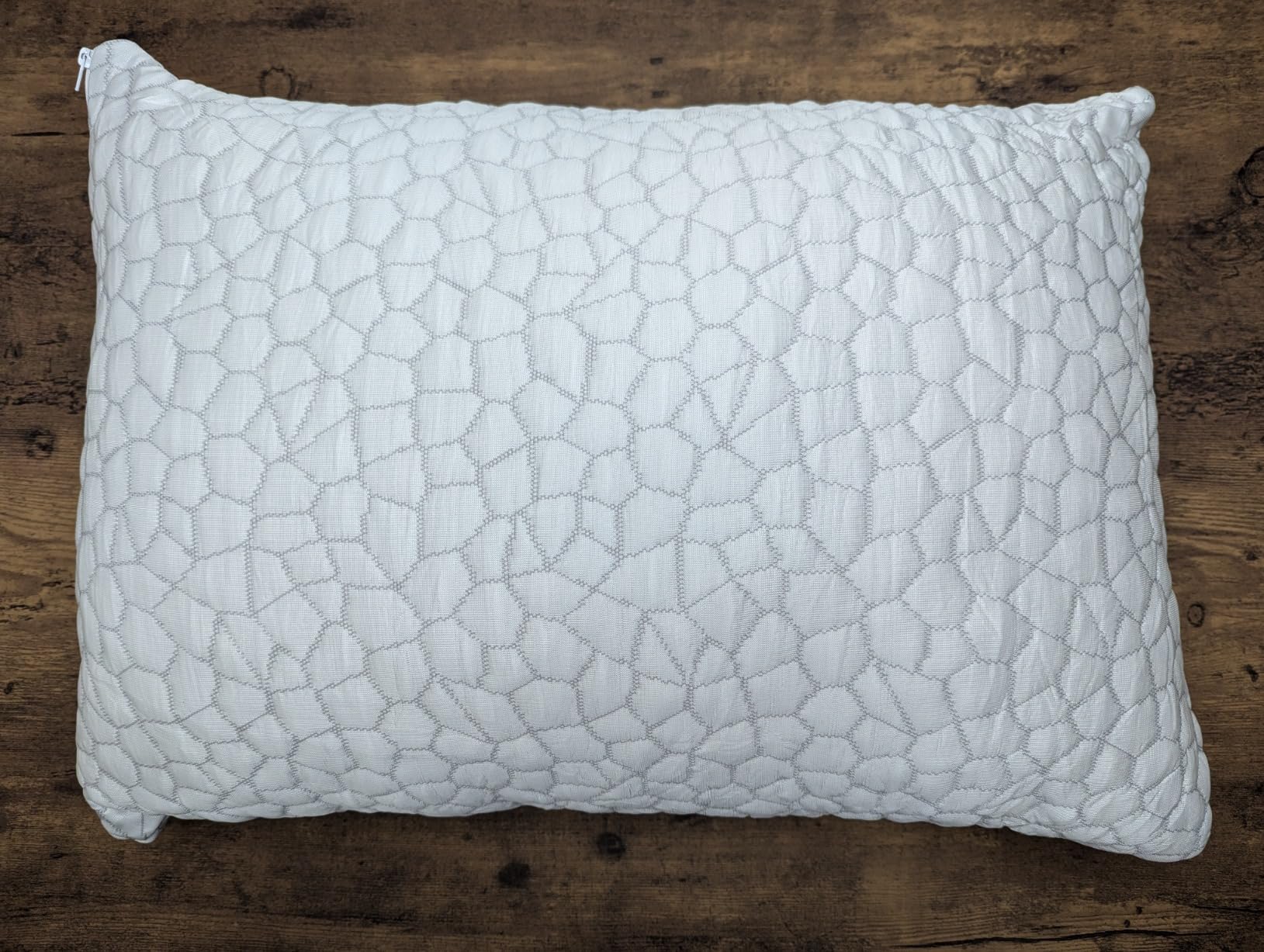 White Goose Down Pillow - Luxury Hotel Bed Pillow with 100% Natural 1000+ Fill Power Goose Feather Down Pillow for Sleeping, 700TC Cotton Shell, Standard Size- Medium, 1 Pack customer photo 1