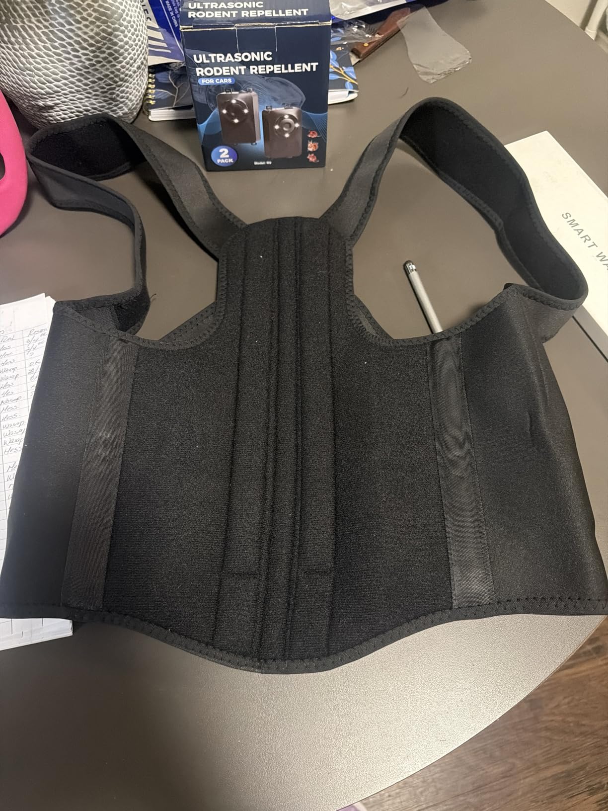 Back Brace Posture Corrector for Men & Women, Upgraded Full Back Support with Adjustable Shoulder Straightener and Waist Support Straps, Breathable Back Brace for Office Work, Long Sitting & Daily Wear customer photo 1