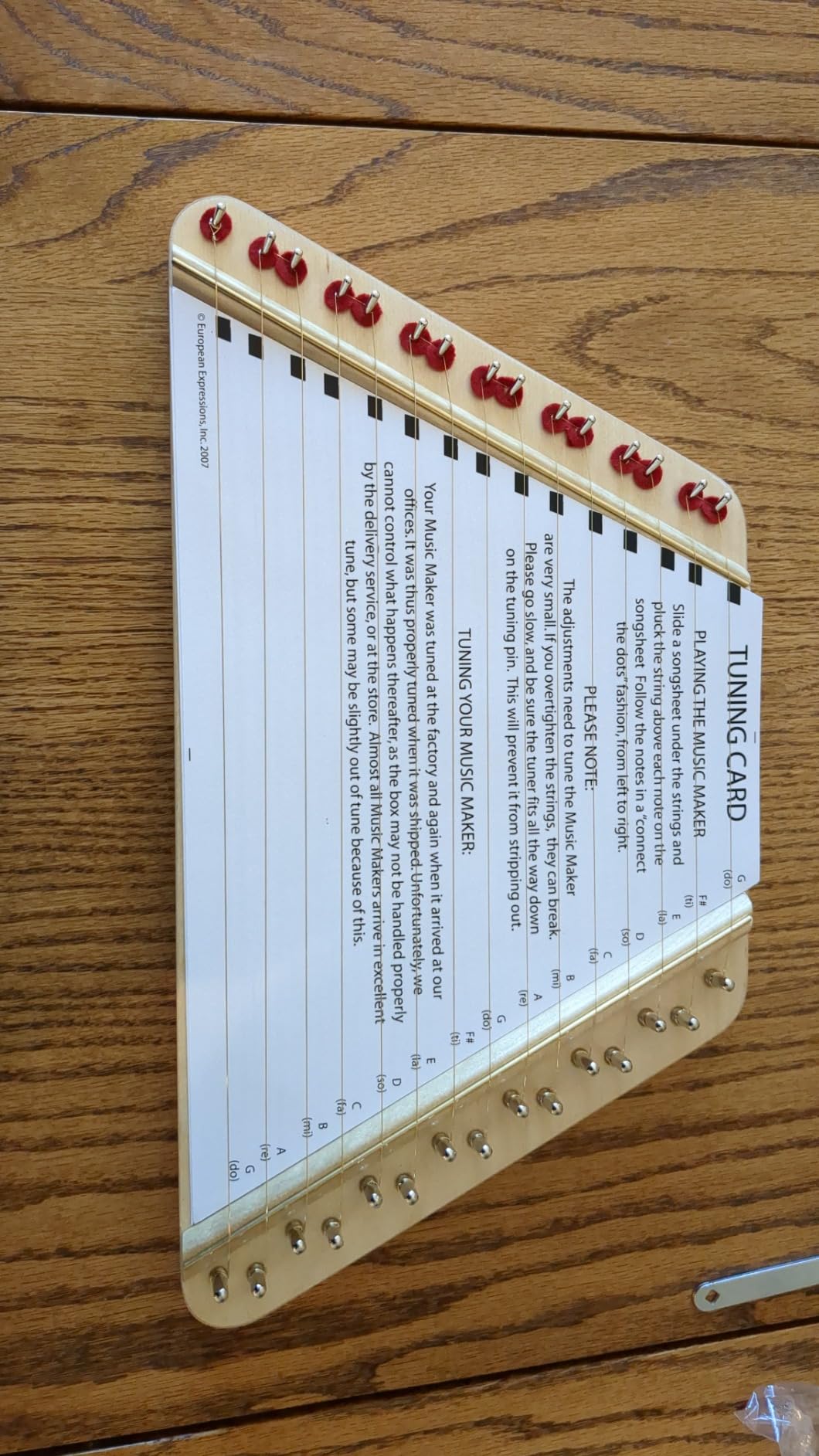 European Expressions Intl Lap Harp Music Maker Toy customer photo 2