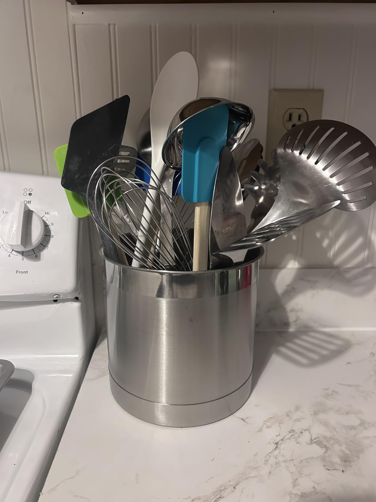 Oggi Stainless Steel Utensil Holder - 5