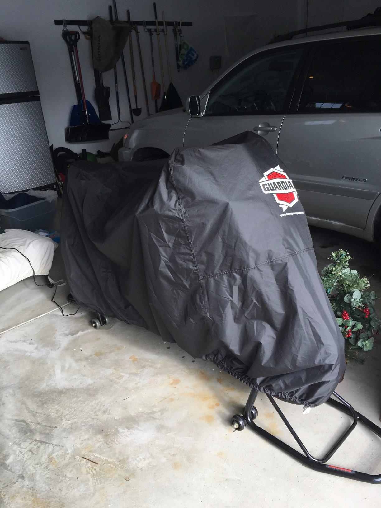 Guardian 50124-00 WeatherAll Plus Indoor/Outdoor Waterproof Motorcycle Cover, Black, Sportbike customer photo 1