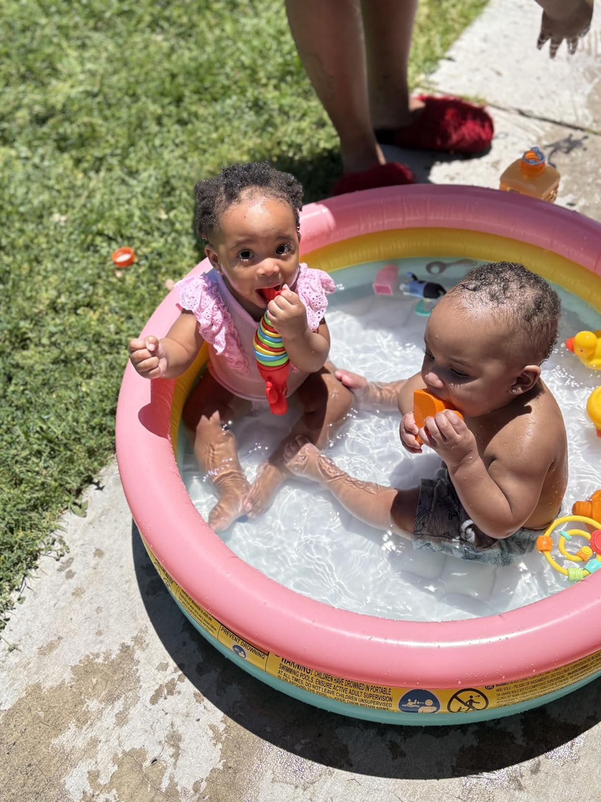 Intex Sunset Glow Baby Pool (34 in x 10 in) customer photo 2