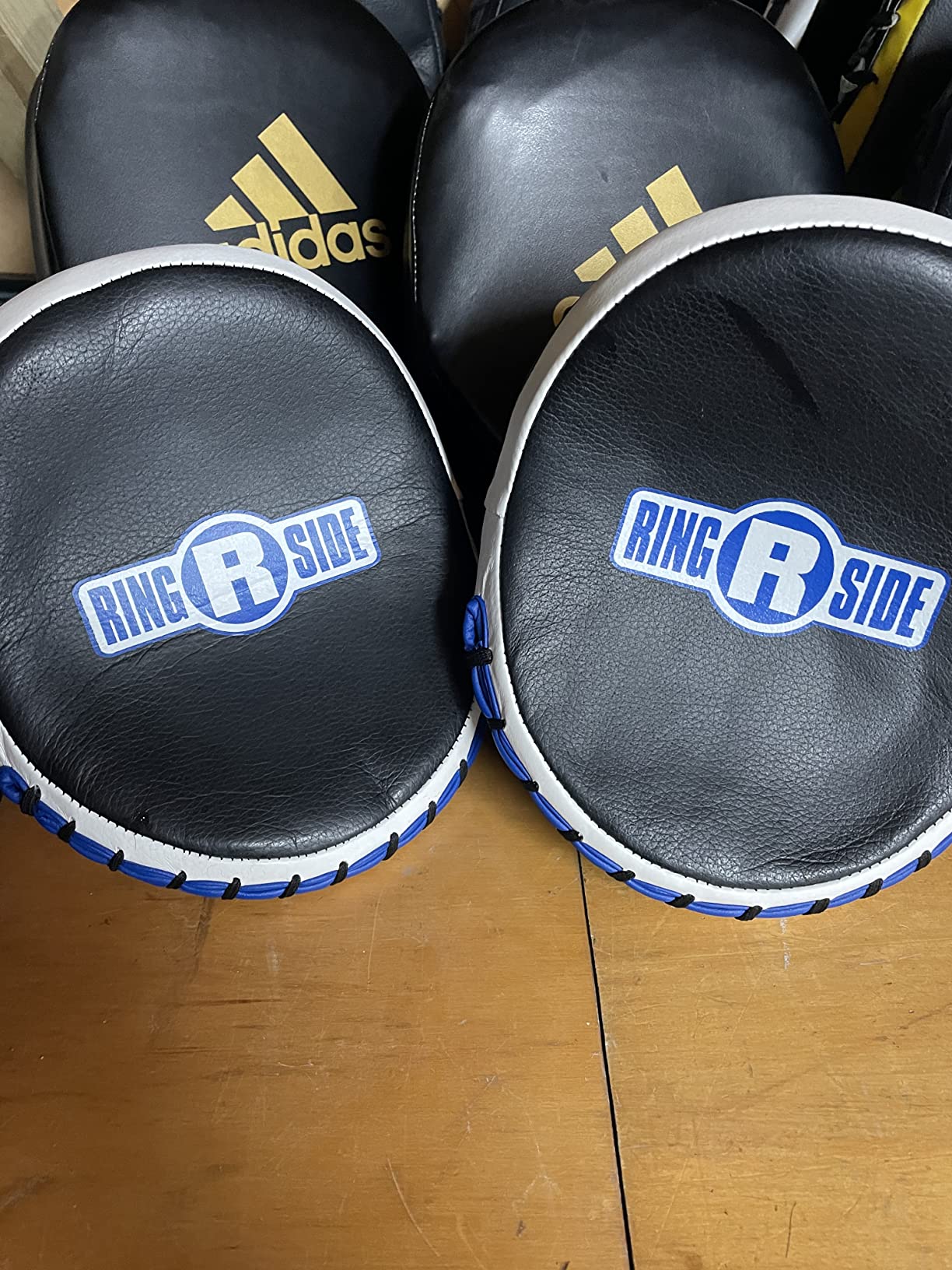 Ringside Gel Shock Micro Boxing Mitts - Precision Target Training Pads with Gel Shock Impact Absorption, Durable Leather Build, Breathable Mesh Palm for Comfort customer photo 1