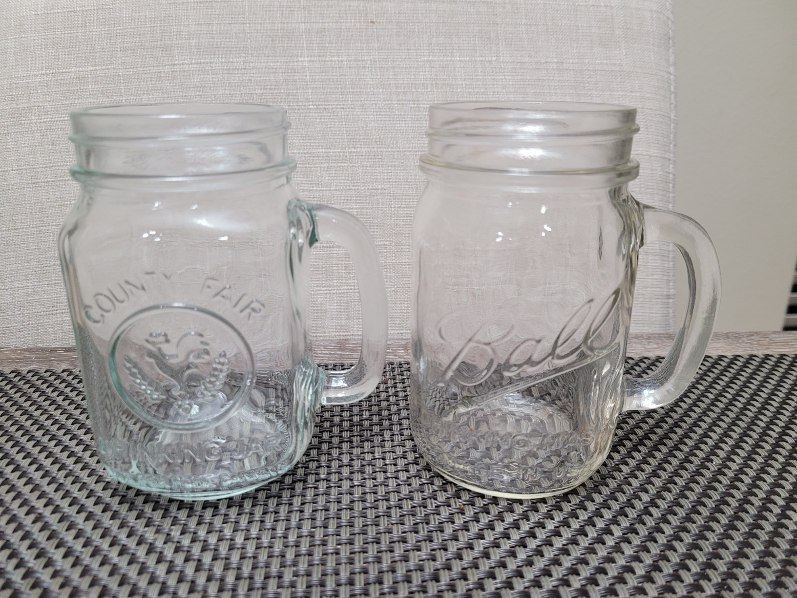Libbey County Fair Set of 12 Mason Drinking Jars with Handles, Classic 16.5 oz Glass Mason Jar Mugs w/Top, Drinking Glass Jar for Cocktail customer photo 1
