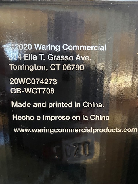 Waring Commercial 4-Slot Toaster, Professional Light-Duty Pop-Up Bread Toaster, with Defrost Function for Commercial Kitchens, 120V WCT708 customer photo 1