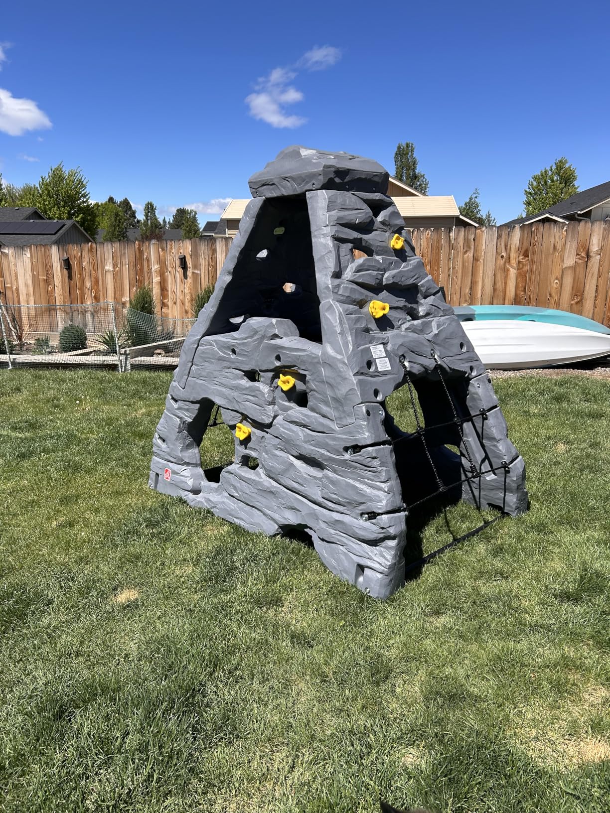 Step2 Skyward Summit for Kids, Climbing Wall Playset for Toddlers, Ages 4-8 Years Old, Easy to Assemble Kids Outdoor Playground for Backyard customer photo 2